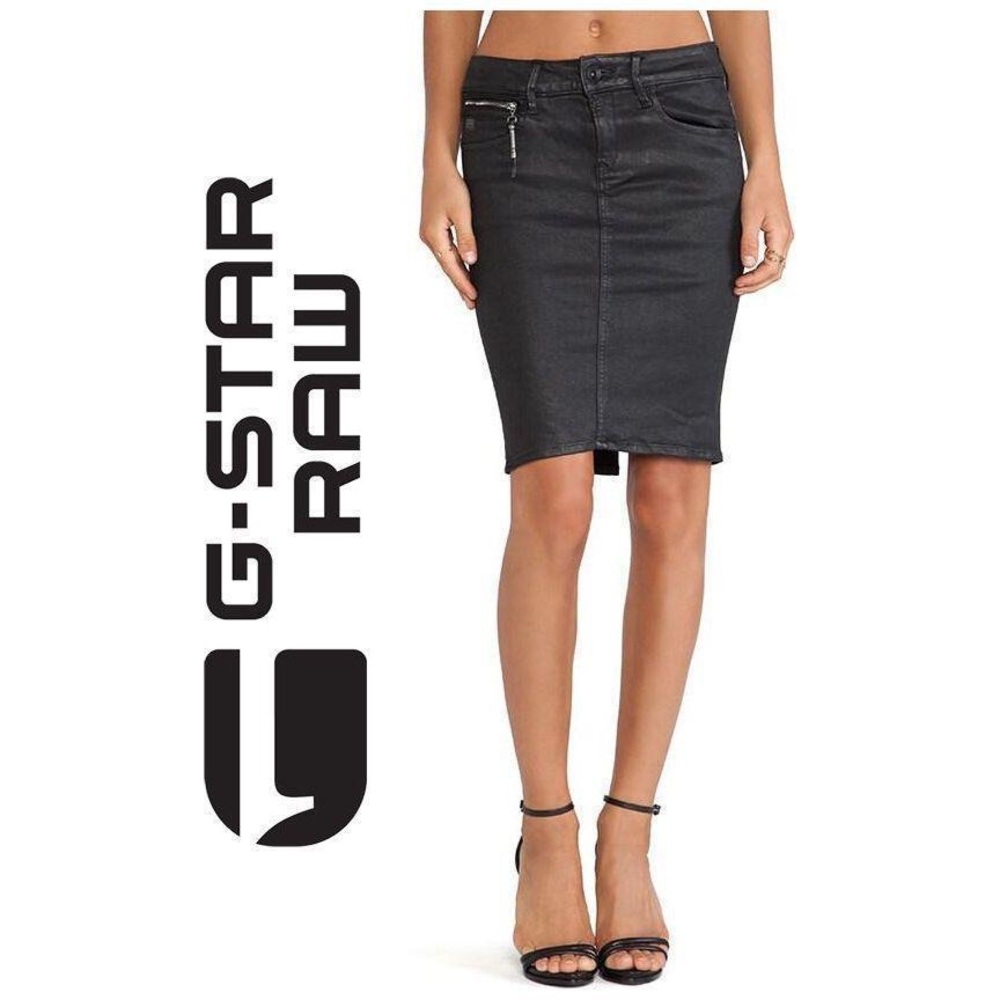 G-Star Raw Women's Charcoal Pencil Skirt